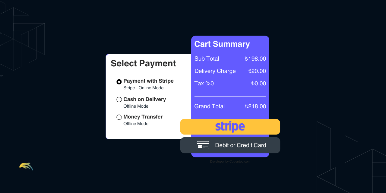 Laravel E-ticaret için Stripe Ödeme Ağ Geçidi